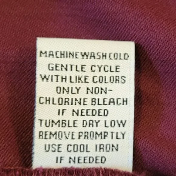 Hippie Laundry Maroon Embroidered Split Neck Ballon Sleeve Pheasant Blouse M - Picture 11 of 12